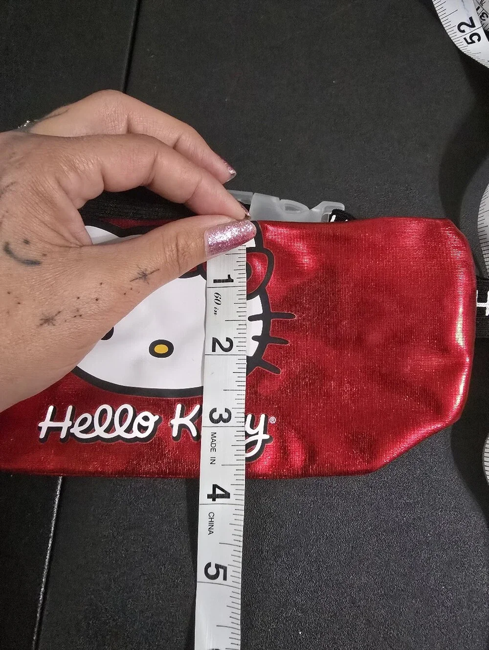 Hello Kitty Red and Black Kids Waist Fanny Pack